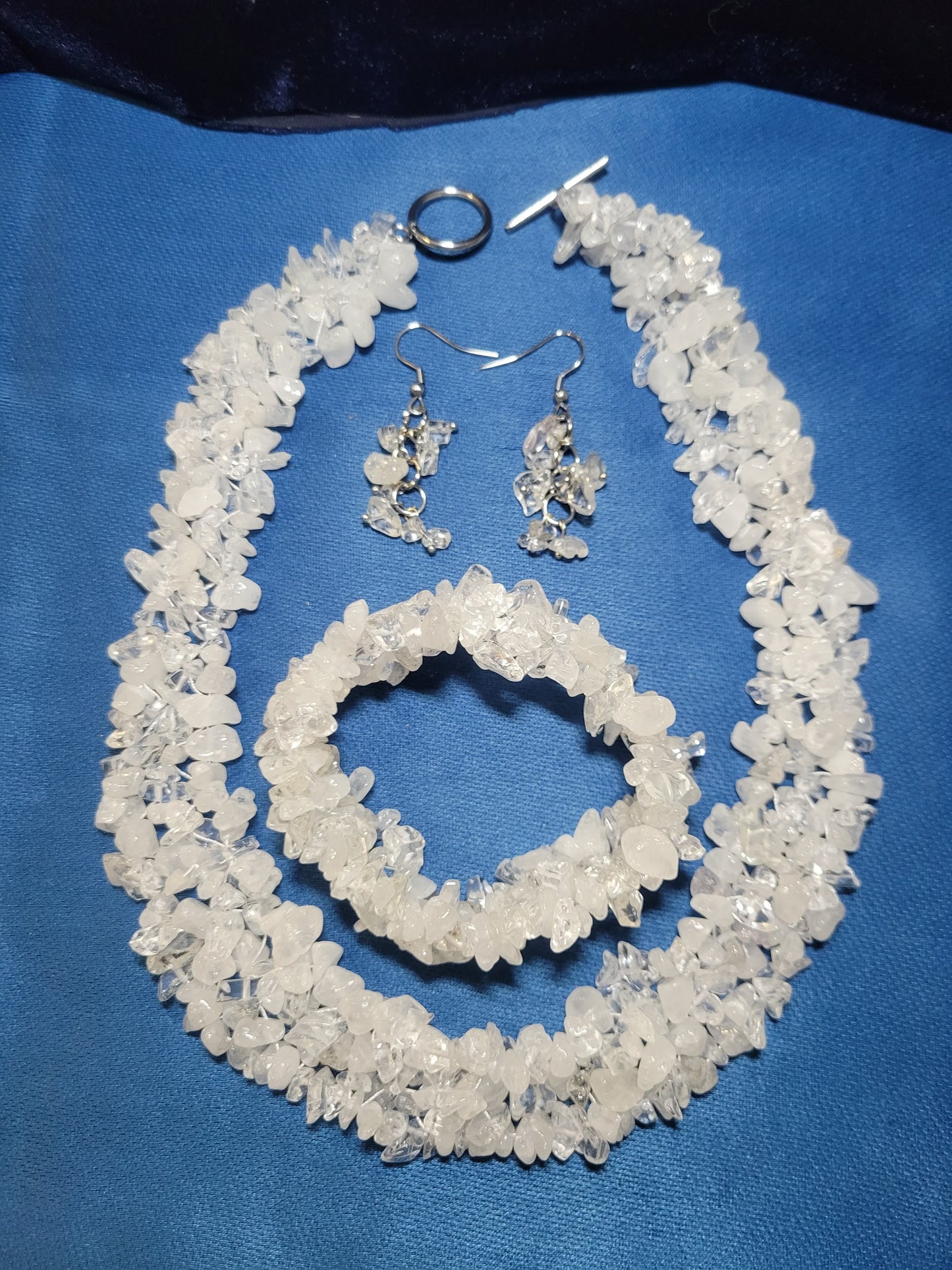 Crystal Quartz Jewelry Set