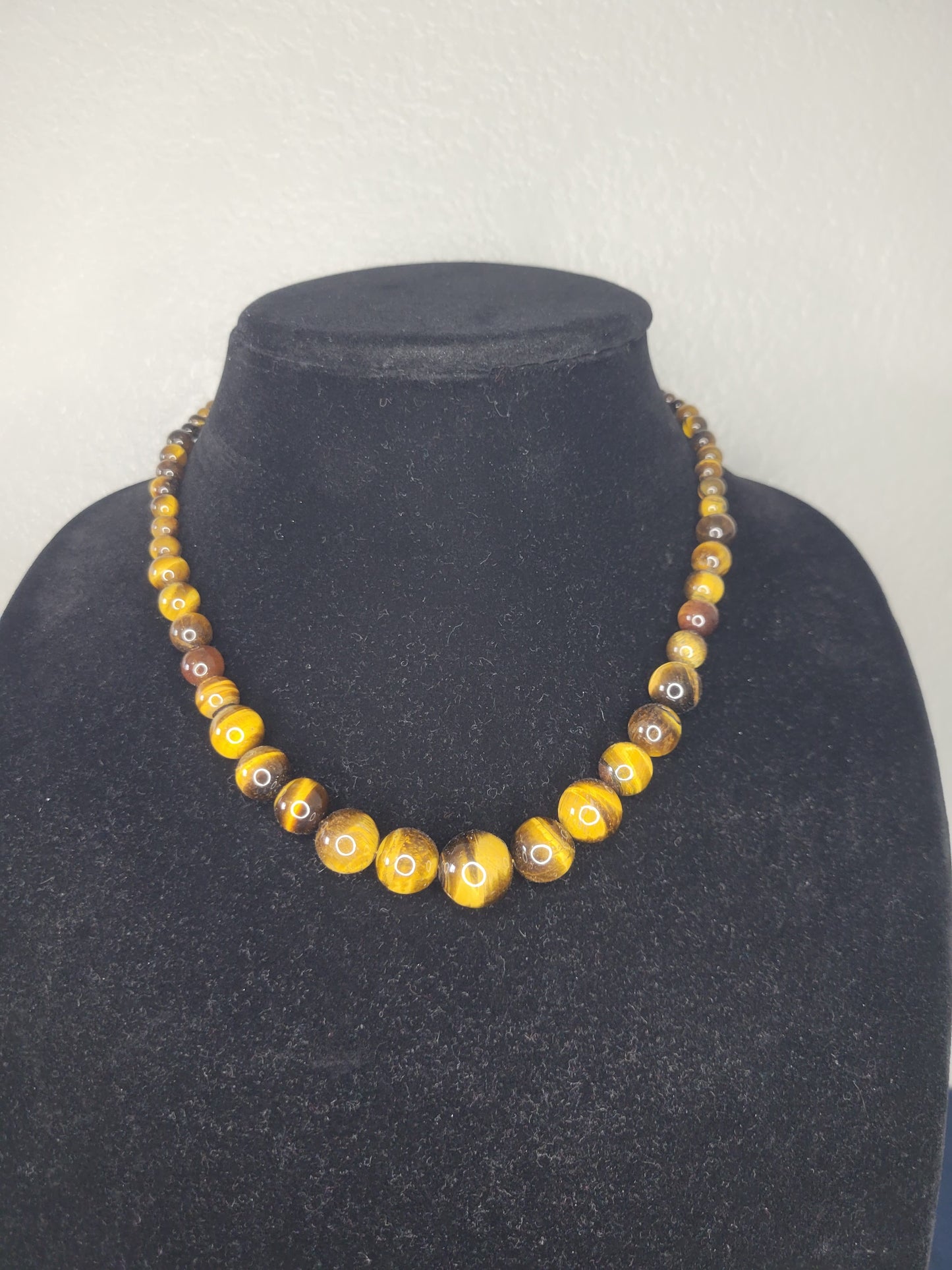 Tigers Eye Beaded Necklace