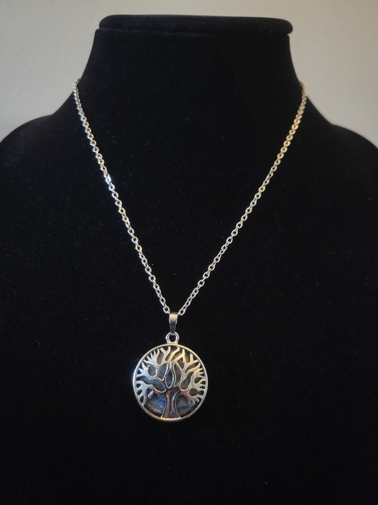 Sodalite Tree of Life Necklace