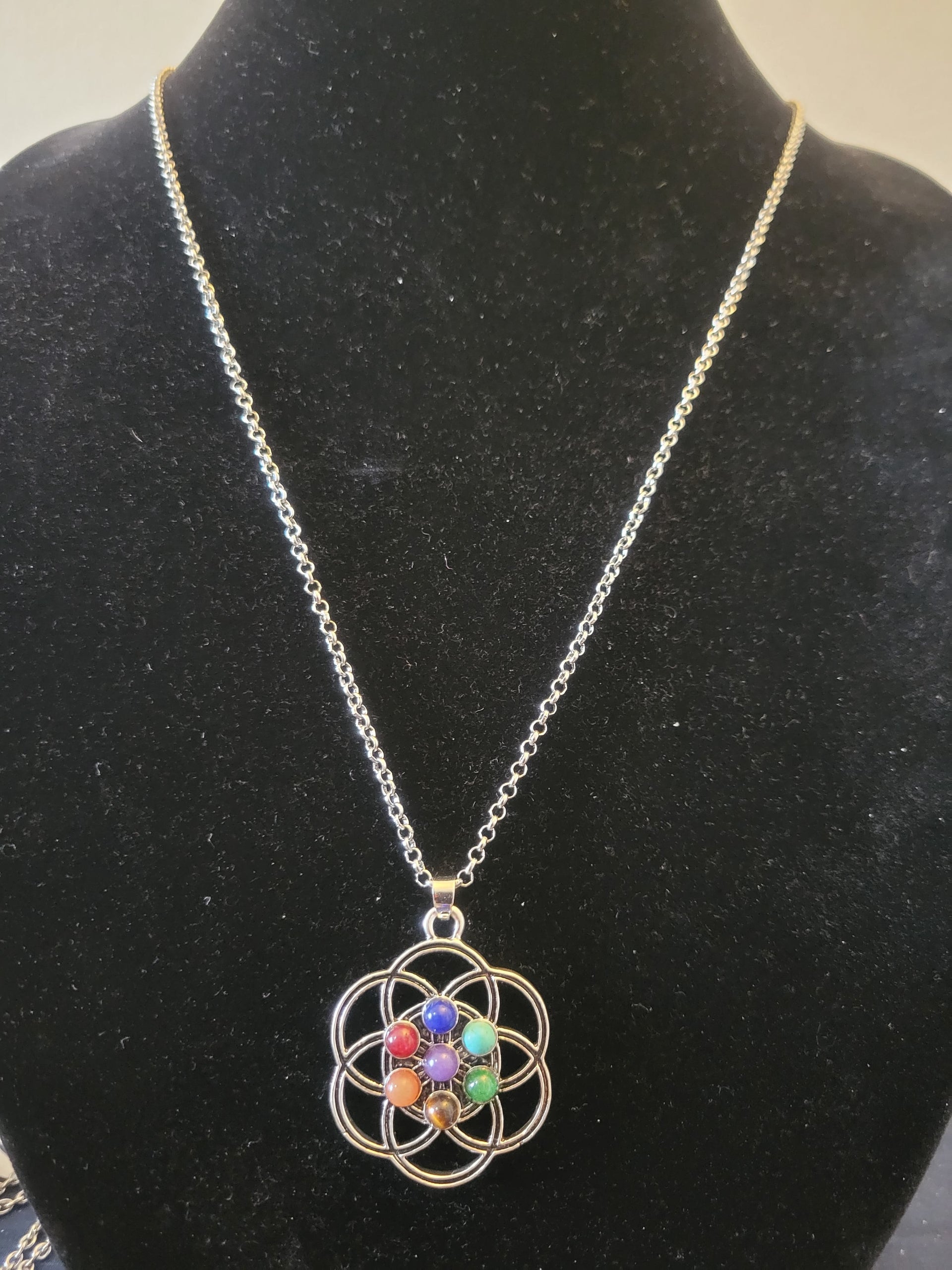 Flower Of Life Chakra Necklace